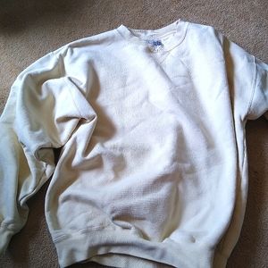 Light yellow vintage crewneck